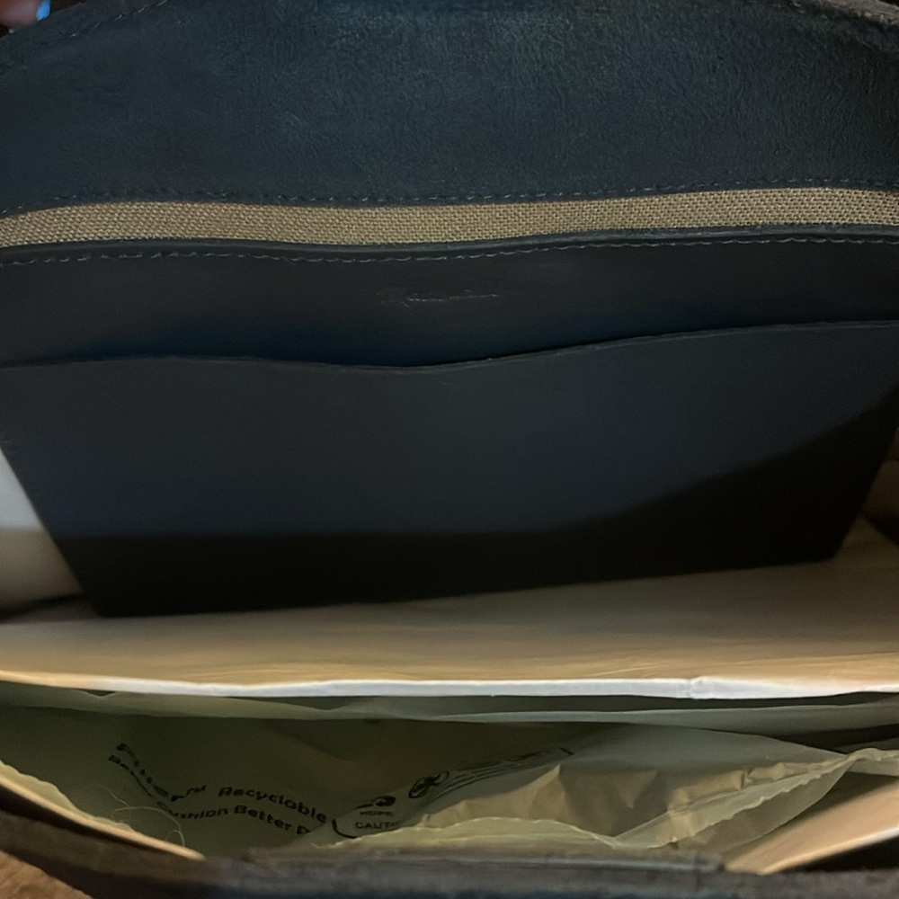 Madewell Gray Suede Tote Bag - Picture 6 of 7